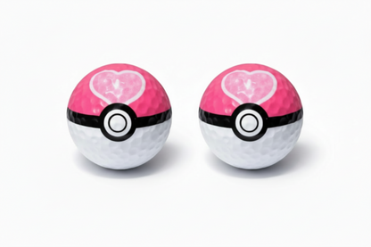 Pokemon Love Ball Golf Balls Set (3) – Premium Novelty Golf Balls