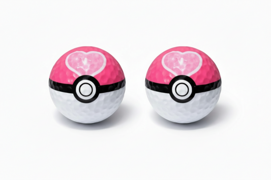 Pokemon Love Ball Golf Balls Set (3) – Premium Novelty Golf Balls