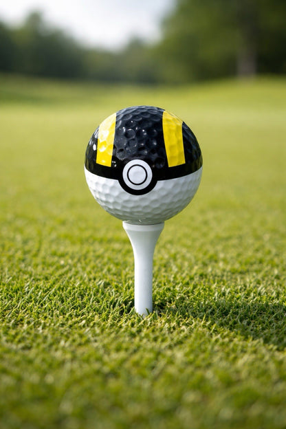 Pokemon Ultra Ball Golf Balls Set (3) – Premium Novelty Golf Balls