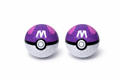 Pokemon Master Ball Golf Balls Set (3) – Premium Novelty Golf Balls