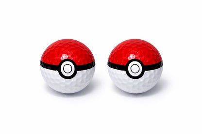 Pokemon Classic Pokeball Golf Balls Set (3) – Premium Novelty Golf Balls